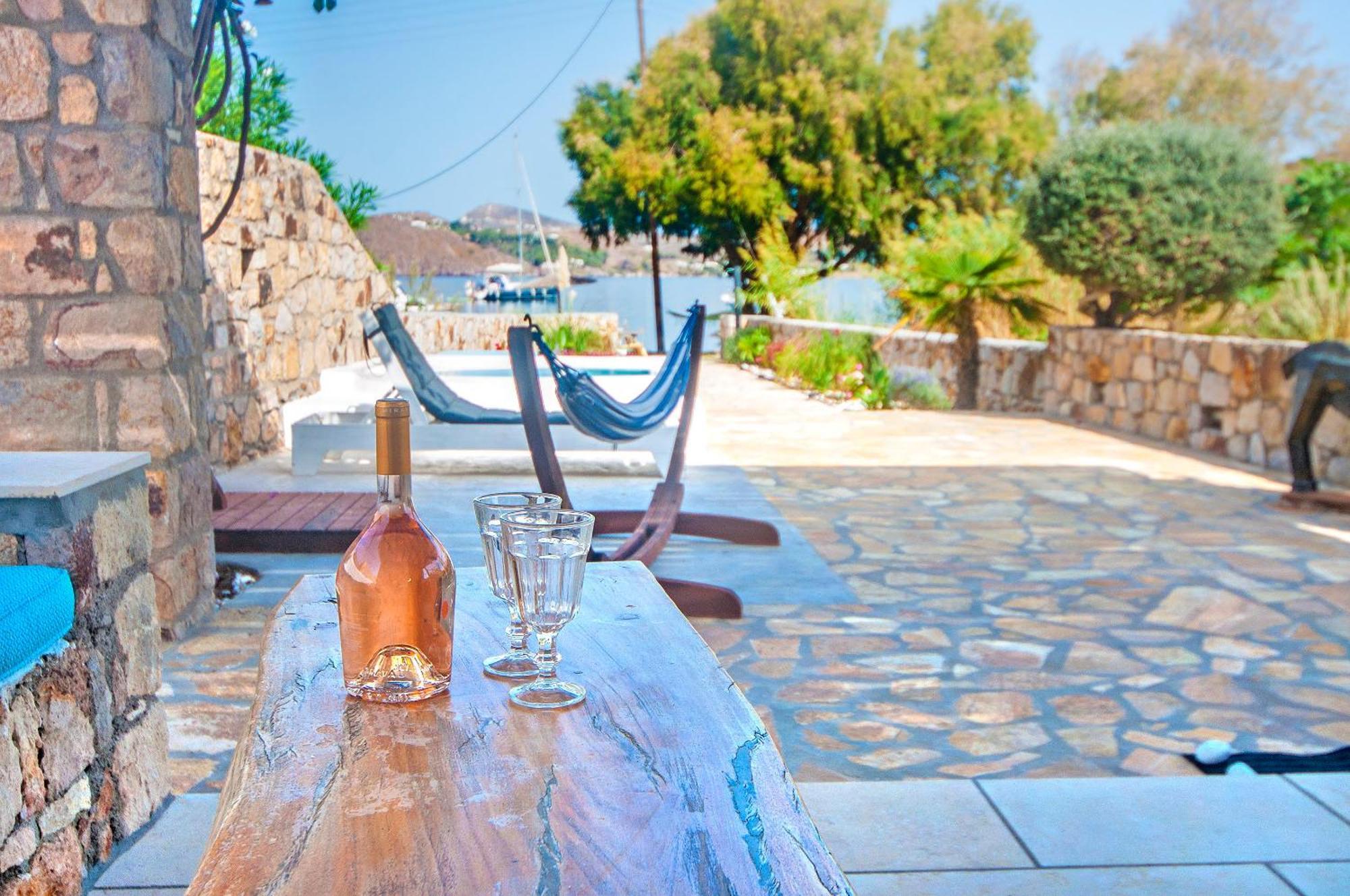 Patmos Exclusive Villas สกาลา ห้อง รูปภาพ
