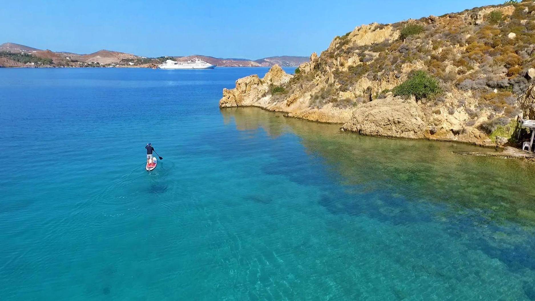 Patmos Exclusive Villas สกาลา ห้อง รูปภาพ