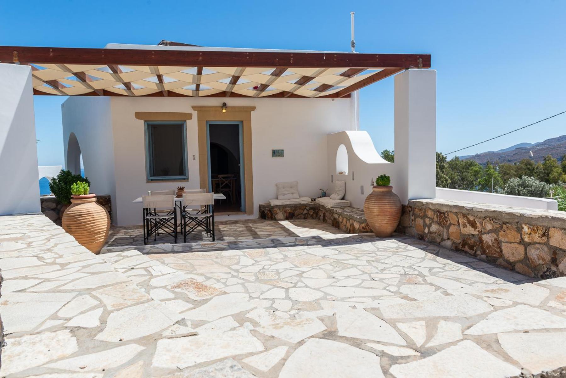 Patmos Exclusive Villas สกาลา ห้อง รูปภาพ