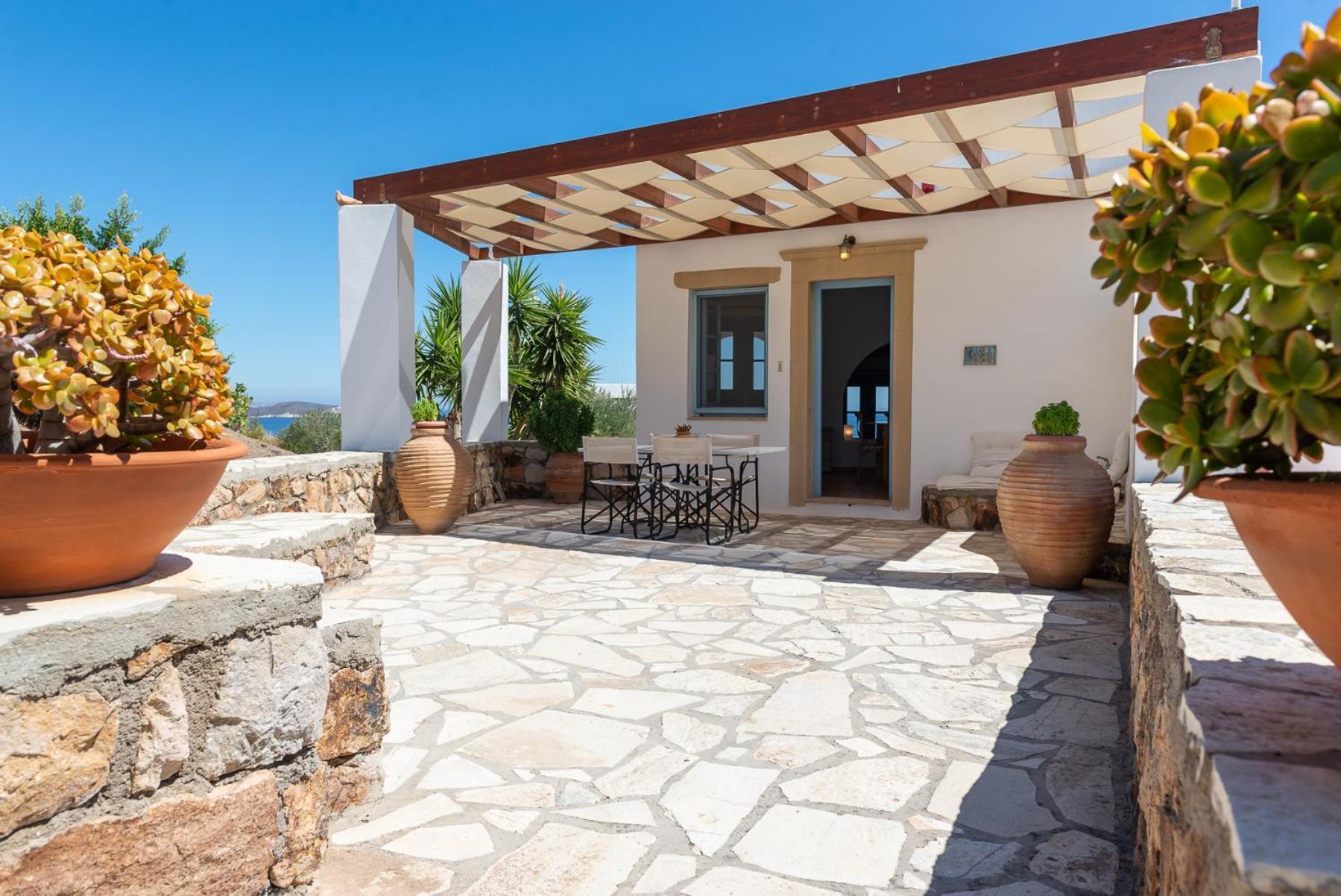 Patmos Exclusive Villas สกาลา ห้อง รูปภาพ