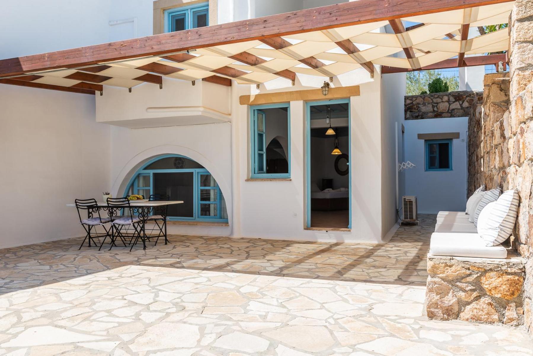 Patmos Exclusive Villas สกาลา ห้อง รูปภาพ