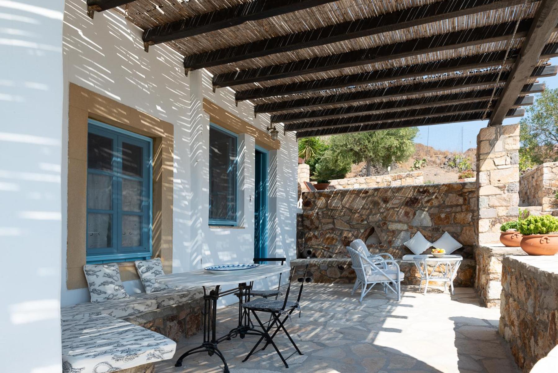 Patmos Exclusive Villas สกาลา ห้อง รูปภาพ